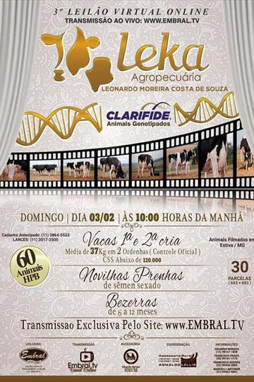 3º LEILÃO ON LINE | LEKA AGROPECUÁRIA 3º LEILÃO ON LINE | LEKA AGROPECUÁRIA