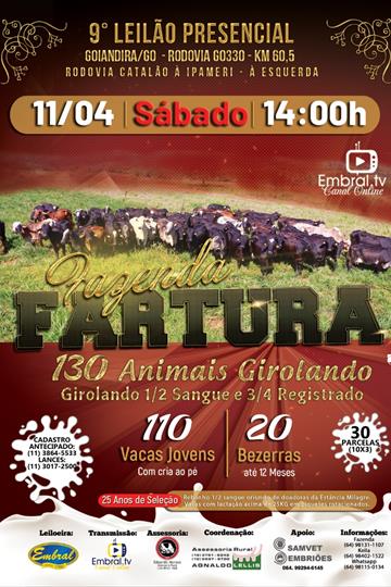 LEILÃO PRESENCIAL| GIROLANDO REGISTRADO GOIAS LEILÃO PRESENCIAL| GIROLANDO REGISTRADO GOIAS