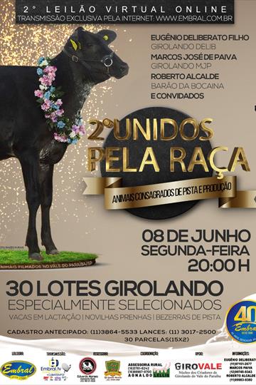 2º LEILÃO UNIDOS PELA RAÇA | LEILÃO ON LINE 2º LEILÃO UNIDOS PELA RAÇA | LEILÃO ON LINE