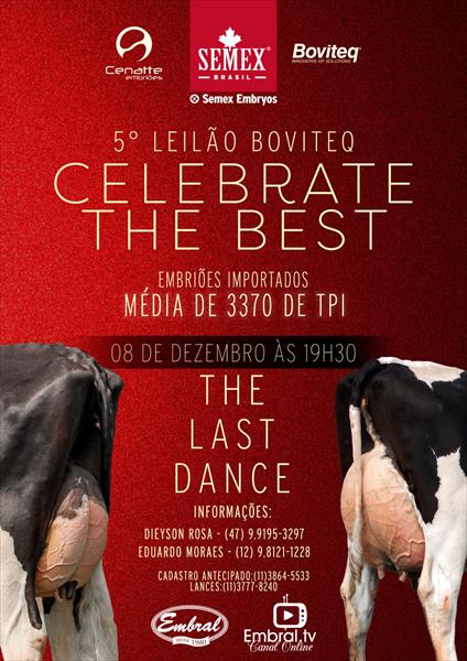 5º LEILÃO BOVITEQ | CELEBRATE THE BEST | EMBRIÕES IMPORTADOS